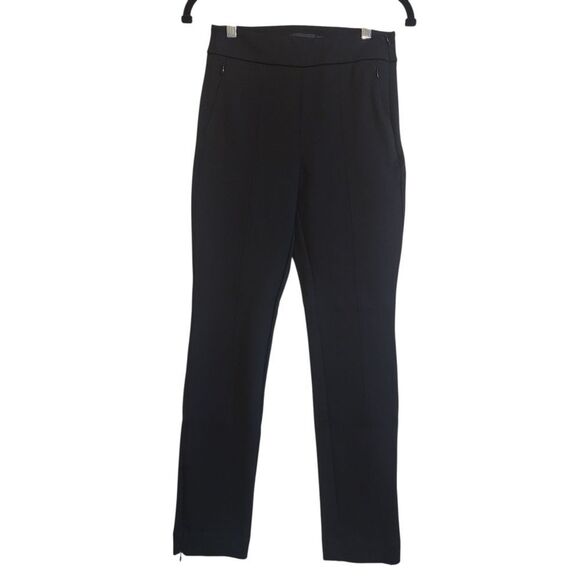 Ann Taylor Side-Zip Skinny Trousers in Black, Sz. 2 - Picture 1 of 5